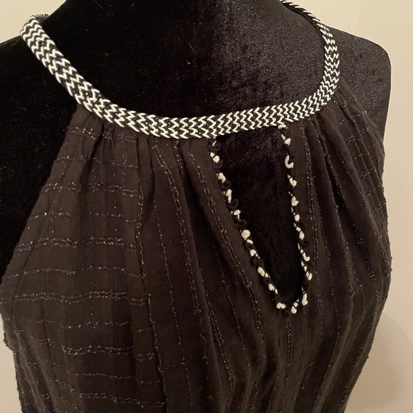 Flowy black sheer dress size sm/md - Picture 1 of 5